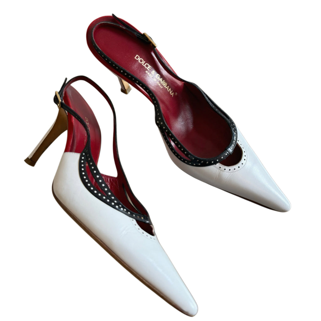 Dolce & Gabbana Spectator Slingback Heels, UK 6 – photo 2