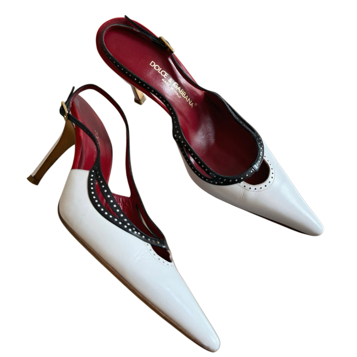Dolce & Gabbana Spectator Slingback Heels, UK 6 – photo 2