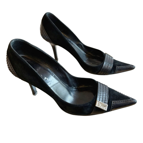 Christian Dior Black Pointed Heels, UK 5 – photo 1