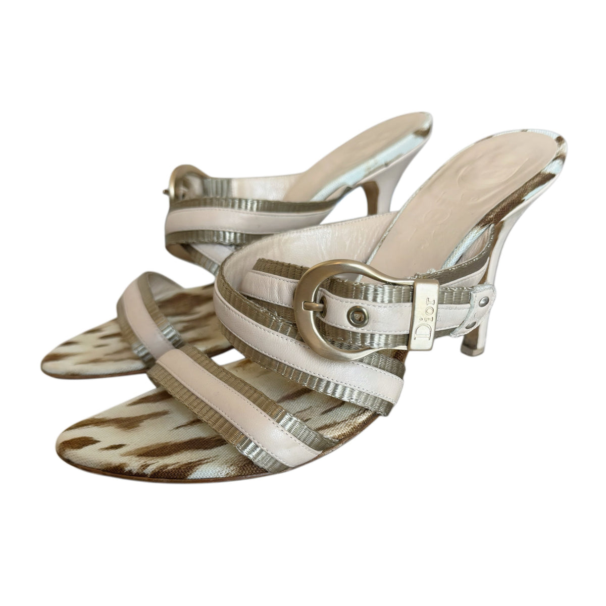 Dior Galliano Era Animal Print Mules, UK 4 – photo 3