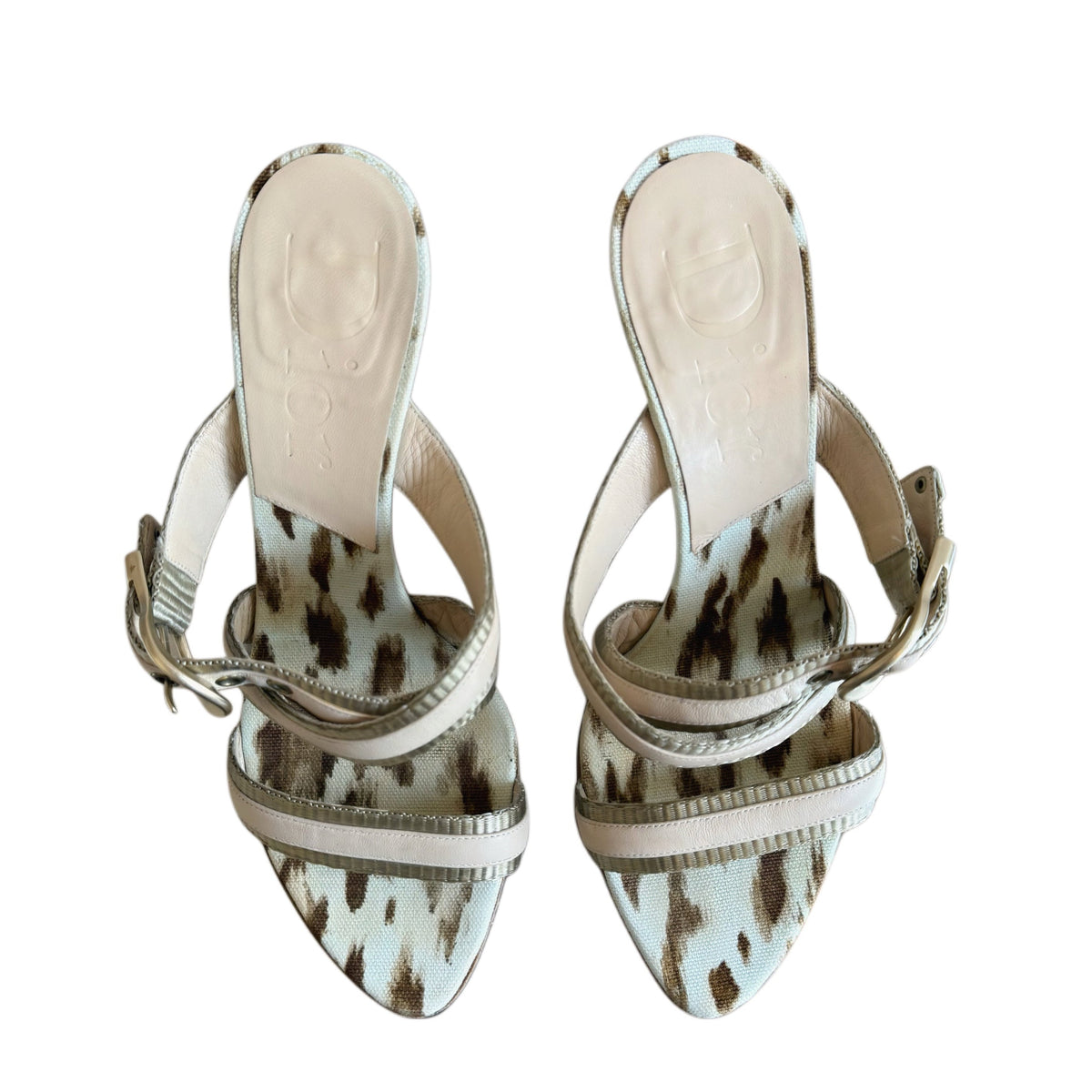 Dior Galliano Era Animal Print Mules, UK 4 – photo 2
