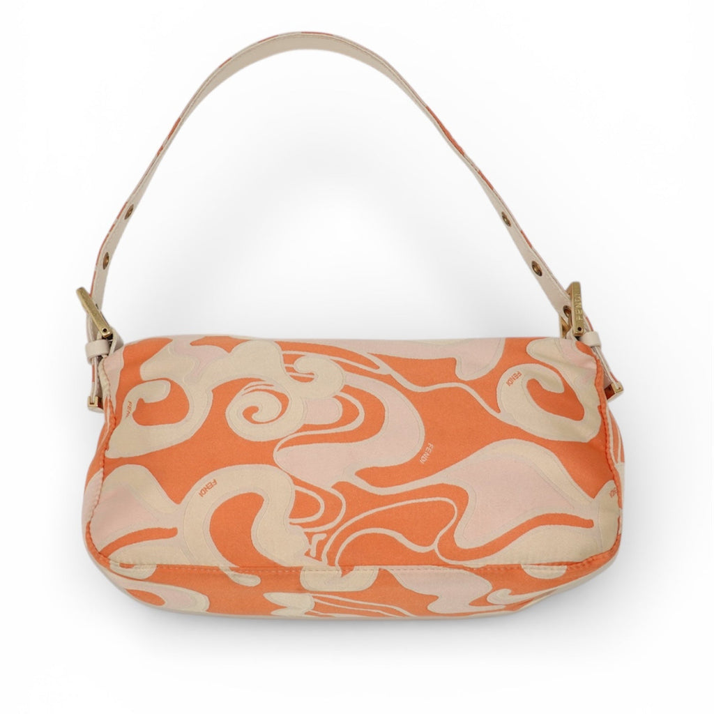 Rare Fendi Baguette Silk Handbag