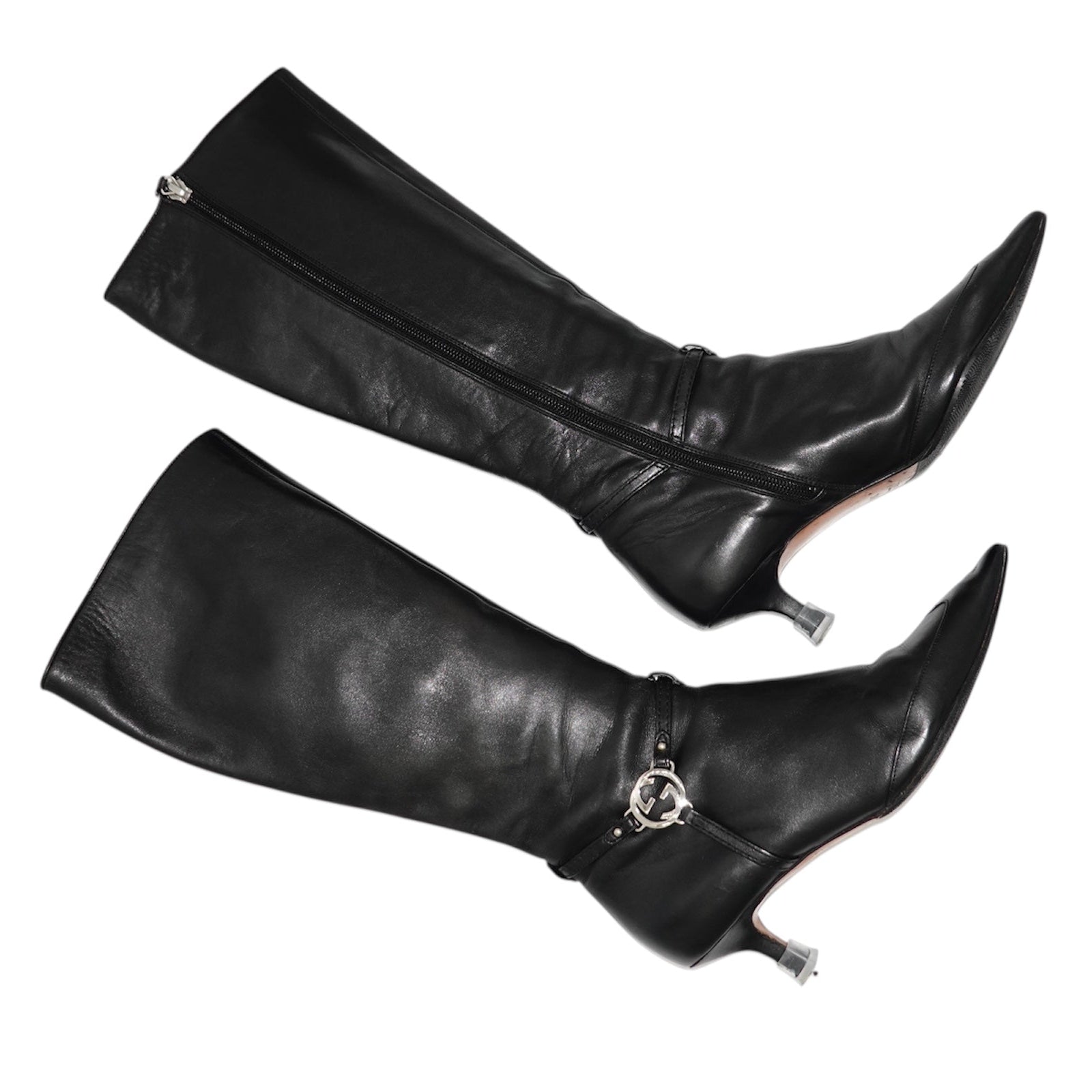 Gucci Black Leather Boots - Tom Ford Era