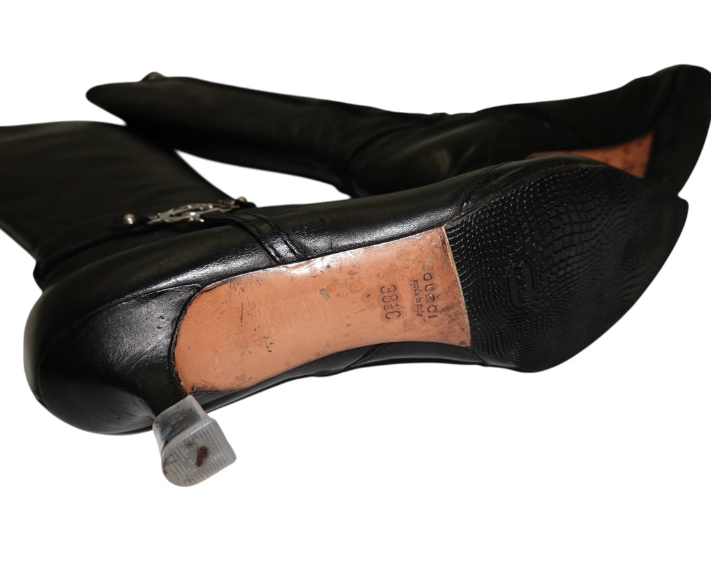 Gucci Black Leather Boots - Tom Ford Era