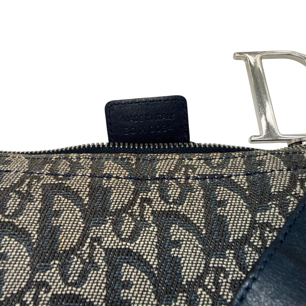 Dior Monogram Baguette Shoulder Bag with Spellout Strap