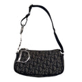 Dior Monogram Baguette Shoulder Bag with Spellout Strap