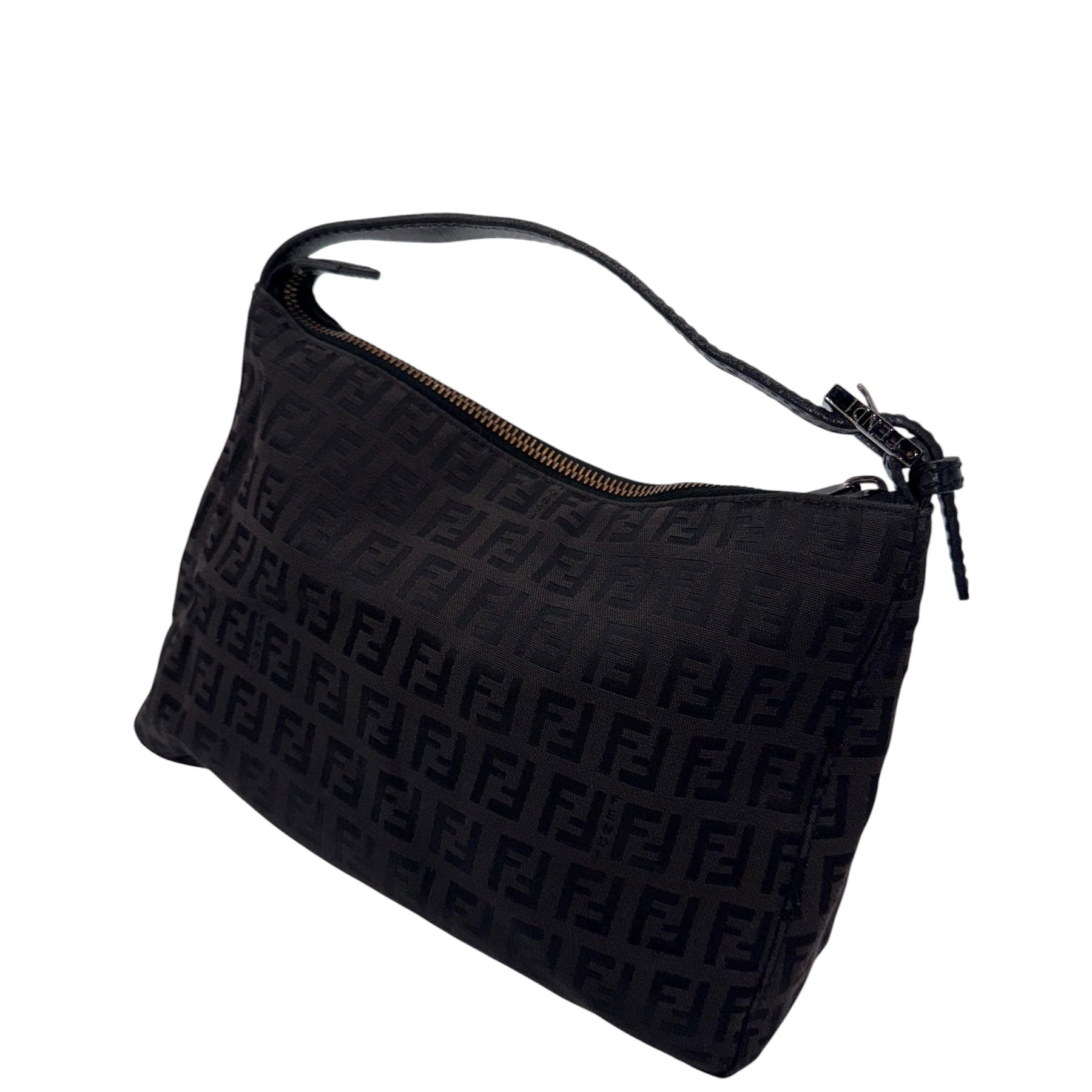 Fendi Zucchino Canvas Handbag