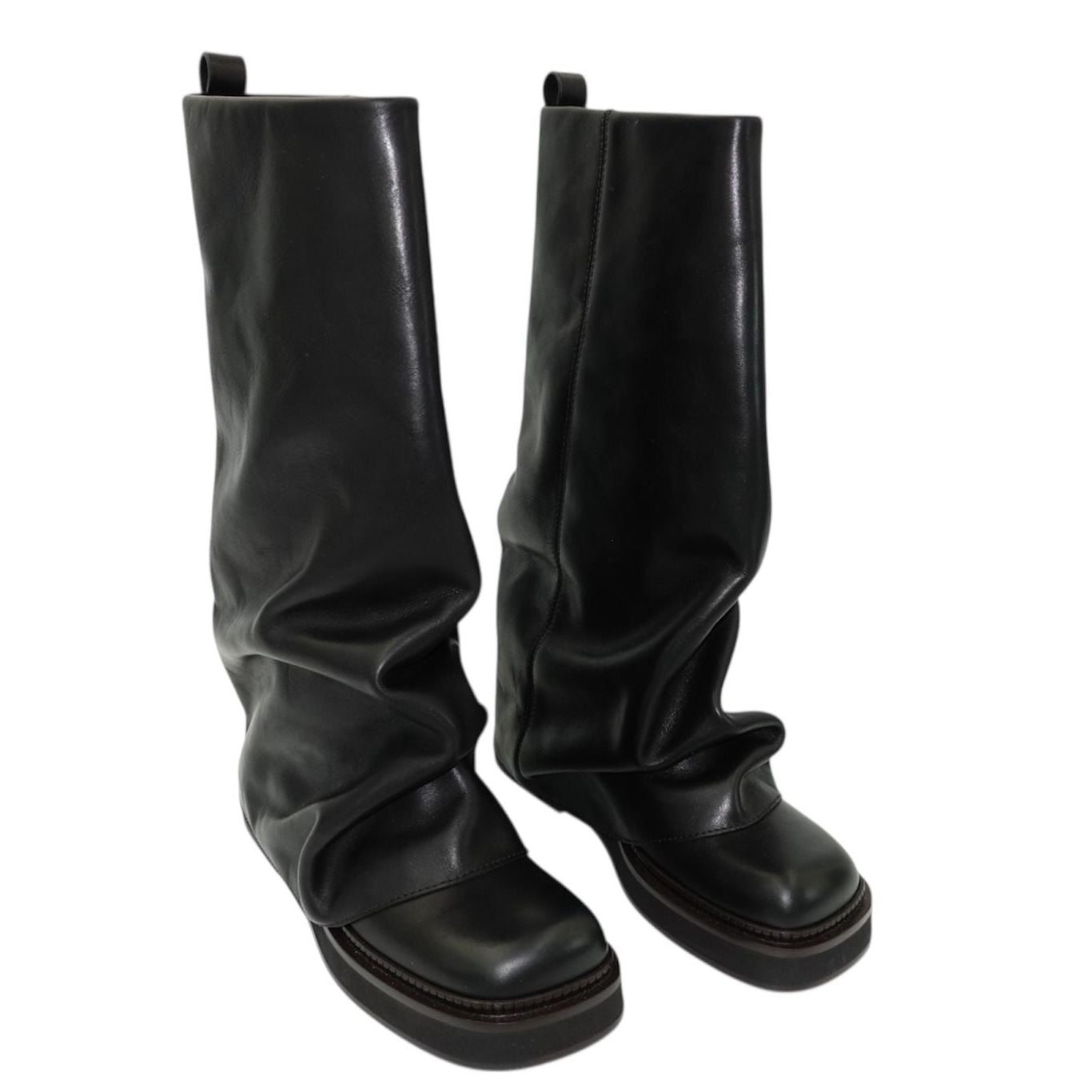 Attico Women's Robin Leather Combat Boot