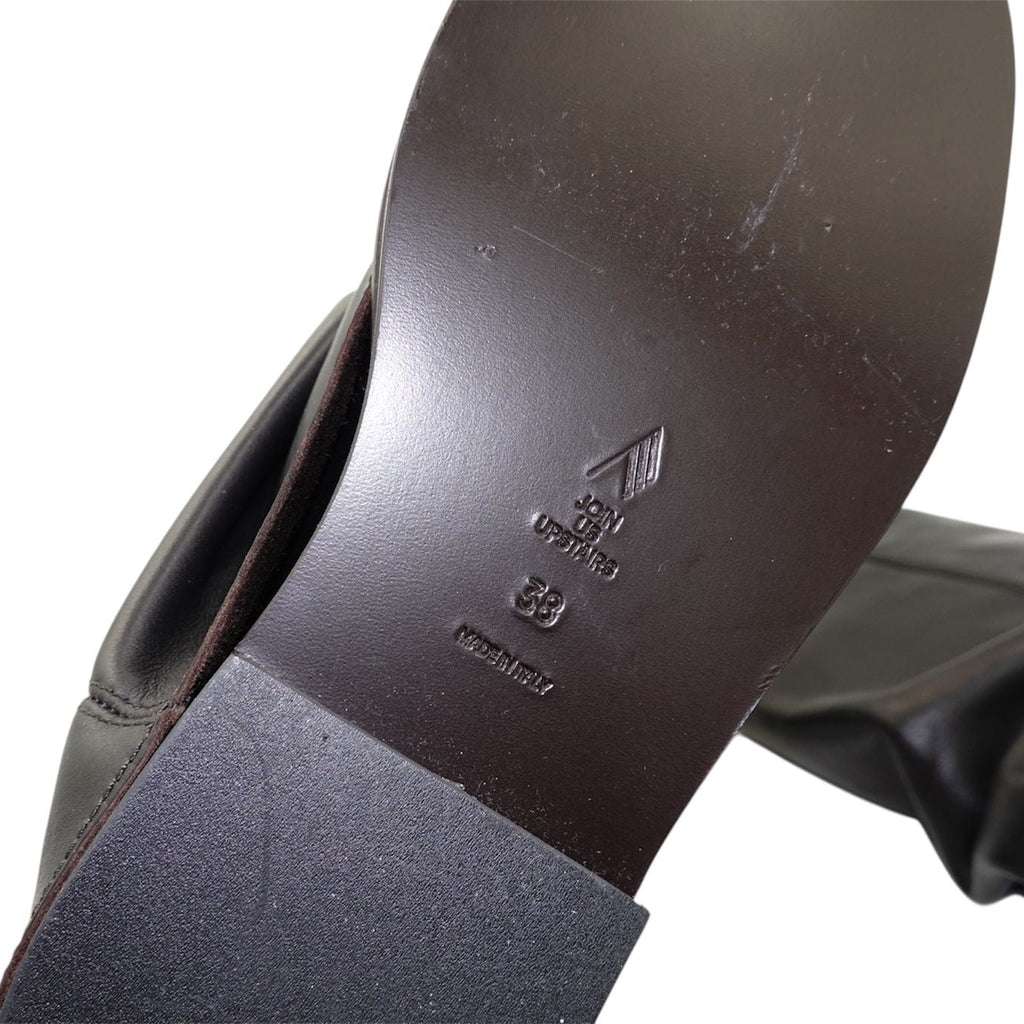 Attico Women's Robin Leather Combat Boot