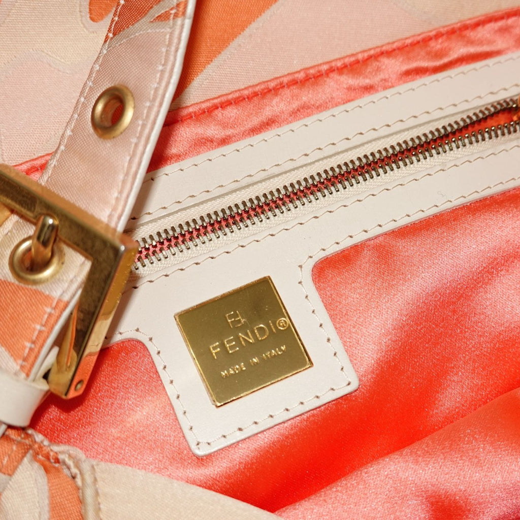 Rare Fendi Baguette Silk Handbag