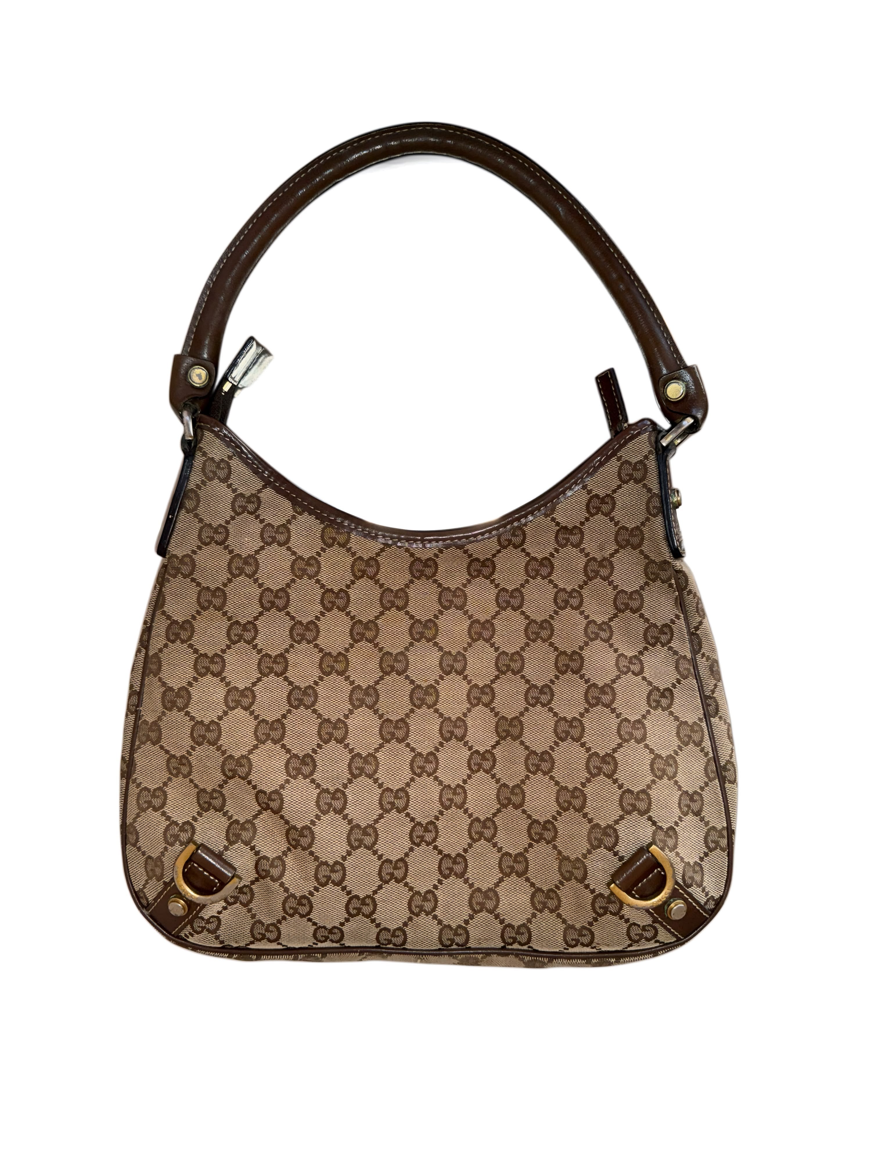 Gucci Canvas Abbey D-Ring Hobo Bag