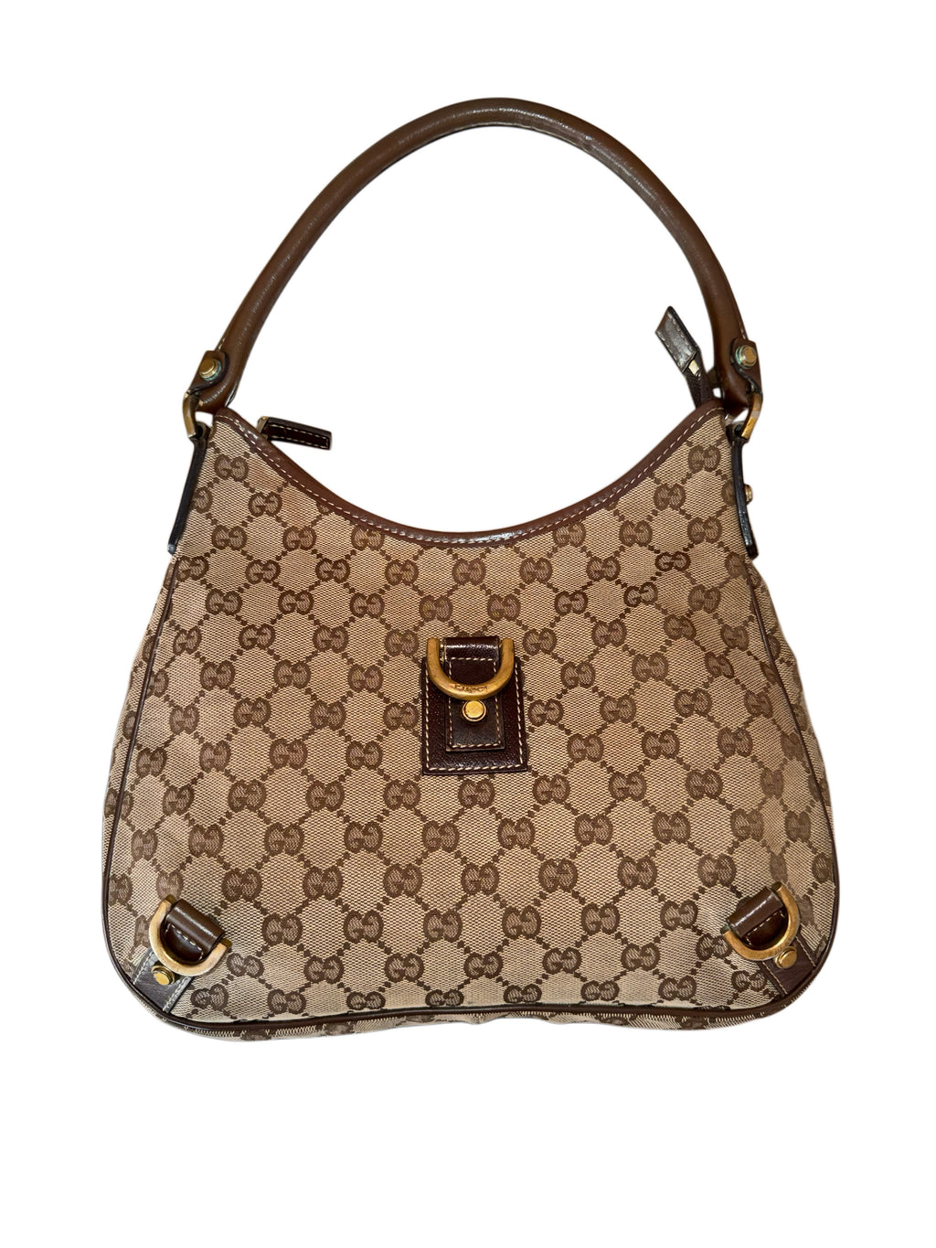 Gucci Canvas Abbey D-Ring Hobo Bag